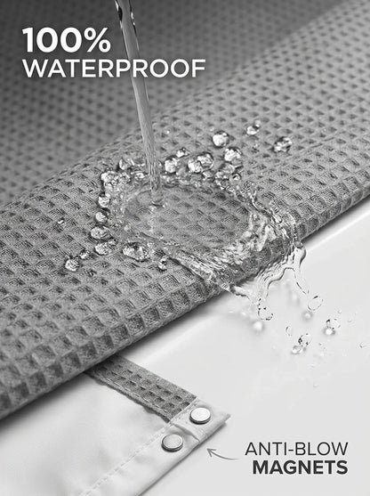 FreeLatch No Hook Shower Curtain